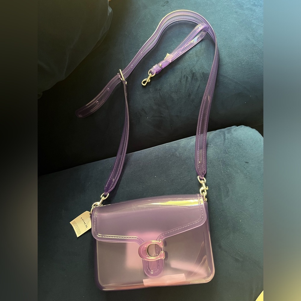 Coach Jelly Tabby Bright Grape NWT